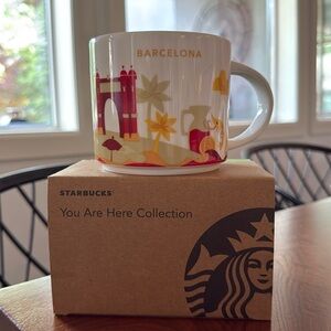 NEW Starbucks You Are Here Barcelona Mug